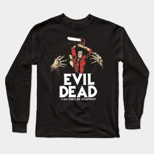 evil skull dead Long Sleeve T-Shirt